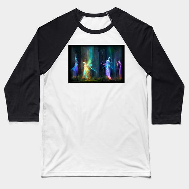 Standing stones fairies 10 Baseball T-Shirt by fairyfreak